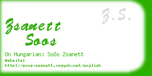 zsanett soos business card
